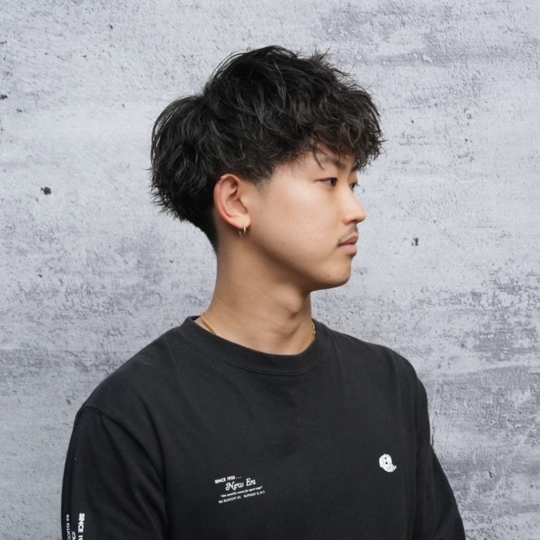 メンズソフトツイストスパイラルパーマ